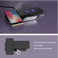 Home Dual Cell Phone Wireless Charging With Digital Clock