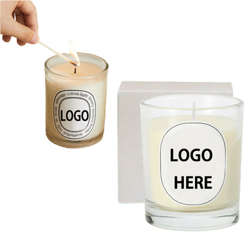 Smokeless Scented Candle in Clear Glass Jar