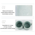Leather Makeup Organizer With Snap Closure