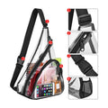 Clear PVC Sling Bag With Adjustable Strap