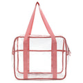 Clear Zippered Safety Tote Bag