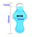 Neoprene Lipstick Holder Keychain-Full Color