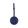 Round Shaped Pu Leather Luggage Tag
