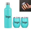 Insulated Wine Bottle and 2 Tumblers