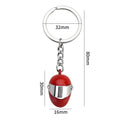 Mini Helmet Keychain Motorbike Helmet Keyring Metal Pendant