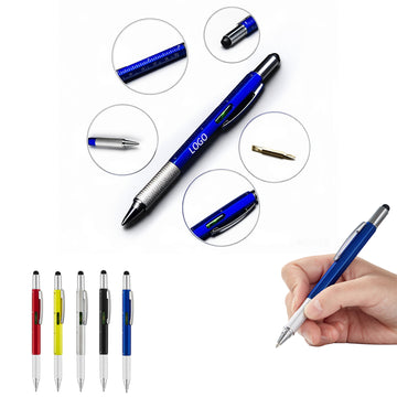 6-in-1 Level Ballpoint Pen