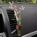 Mini Vase Fridge Magnets Test Tube Plant Flower Vase For Car