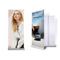Portable Aluminum Alloy Vertical Retractable Roll Up Banner Stand