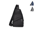 Travel Shoulder Crossbody Sling Backpack Earphone Hole