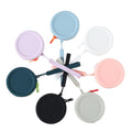 Multifunction Small Round Silicone Coin Purse With Zipper