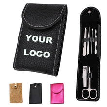 Leather Stainless Steel Nail Clipper Set