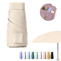 Upf50+ Mini Sunshade Portable Travel Umbrella