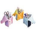 Portable Folding Stationery Box Pencil Case With Zipper