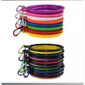 Collapsible Silicone Dish for Pet Food Wate