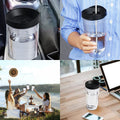 16Oz Clear Double Wall Tumbler