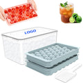 With Container Mini Pinball Lattice Mold Round Ice Cube Tray