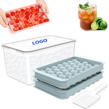 With Container Mini Pinball Lattice Mold Round Ice Cube Tray
