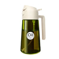 16 oz 2-in-1 Glass Oil Dispenser (Spray & Pour)