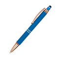 Knurled Push Stylus Ballpoint Pen