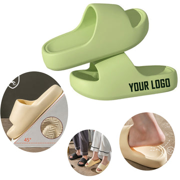 Non-Slip Cushioned Thick Sole Pillow Slippers