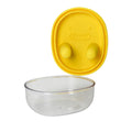 Hands-Free Snack Container With Finger Lid