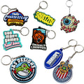 Custom 3D Raised Shaped Soft Touch PVC Keychain