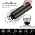 20Oz Stainless Steel Double Wall Sports Water Bottle