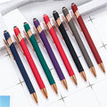 Rubber Coated Stylus Ballpoint Pen