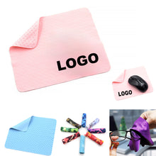 Microfibre Glasses Cleaning Cloth 2-In-1 Anti-Slip Mouse Pad