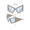 Futuristic Oversized Motorcycle Sunglasses