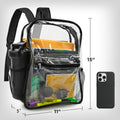 Clear Stadium Backpack W/ Mesh Pocket