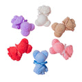 Creative Little Bear Shaped Coral Fleece Towel With Gift Bag