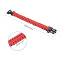 Survival Braided Paracord Bracelet With Whistle