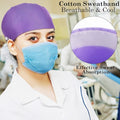 Medical Nurse Scrub Cap with Button