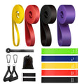 4 Pcs Resistance Bands With Handles, Including Door Anchor