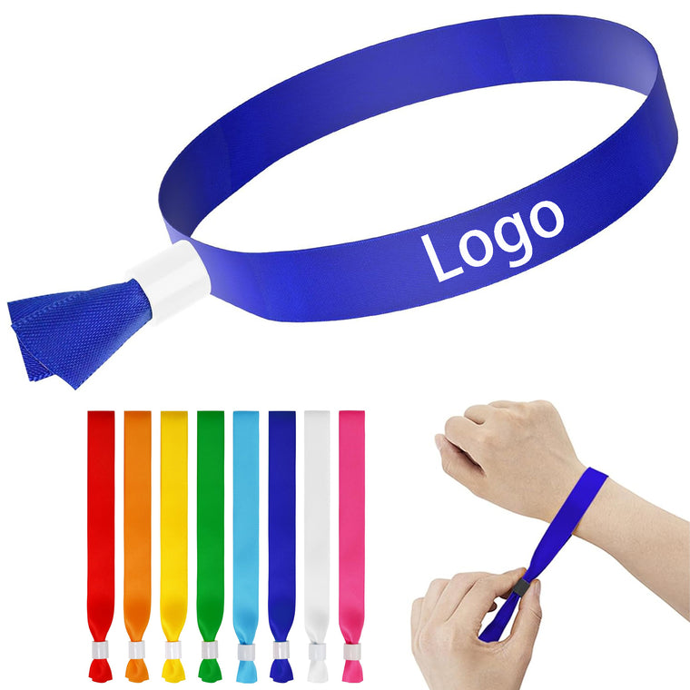 Disposable Custom Polyester Event Wristband Bracelet