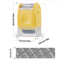 Security Identity Protection Confidential Roller Stamp