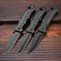 Tactical Folding Knife With Belt Cutter