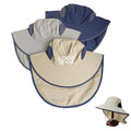 Wide-Brim Shawl Fisherman Hat