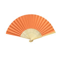 8.2" Folding Advertising Paper Bamboo Fan