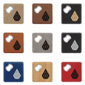 PU Leather Drink Coaster with Bottle Opener