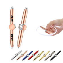 Metal Fidget Spinner Pen With LED Light