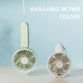 USB Rechargeable 3-speed Portable Handheld Fan with Lanyard