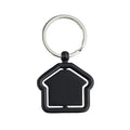 Rotatable Zinc Alloy House Keychain