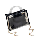 Clear Crossbody Bag with Removable Tote Bag