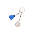 Badminton Keychain Pendant