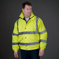 High Visibility Reflective Insulated Winter Jacket MOQ 10pcs