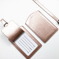 Artificial Leather Luggage Tag For Suitcase Travel Bag