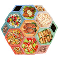 Set Of Hexagonal And Diamond-shaped Plates