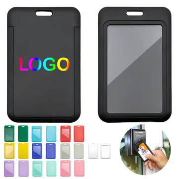 Sliding ID Badge Holder with Clear Window